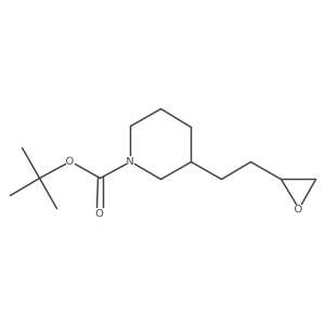 tert-butyl 3-{2-[(2R)-oxiran-2-yl]ethyl}piperidine-1-carboxylate Structure