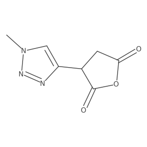 3-(1-methyl-1H-1,2,3-triazol-4-yl)oxolane-2,5-dione结构式
