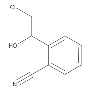 2-(2-Chloro-1-hydroxyethyl)benzonitrile Structure