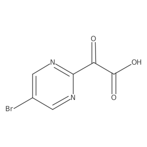 2-(5-Bromopyrimidin-2-yl)-2-oxoacetic acid Structure