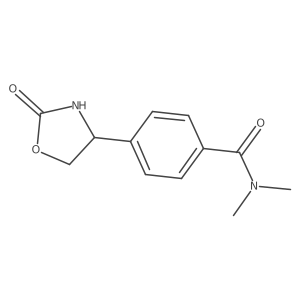 N,N-dimethyl-4-(2-oxo-1,3-oxazolidin-4-yl)benzamide Structure