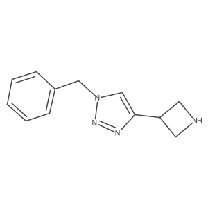 4-(azetidin-3-yl)-1-benzyl-1H-1,2,3-triazole结构式