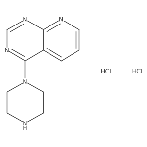 1-{Pyrido[2,3-d]pyrimidin-4-yl}piperazine dihydrochloride结构式