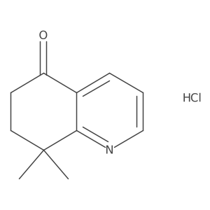 8,8-Dimethyl-6,7-dihydroquinolin-5-one;hydrochloride结构式