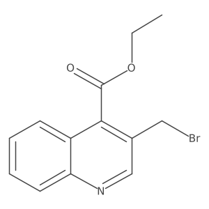 Ethyl 3-(bromomethyl)quinoline-4-carboxylate Structure
