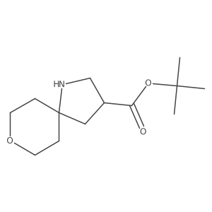 Tert-butyl 8-oxa-1-azaspiro[4.5]decane-3-carboxylate结构式