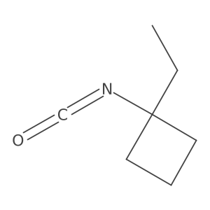 1-Ethyl-1-isocyanatocyclobutane Structure