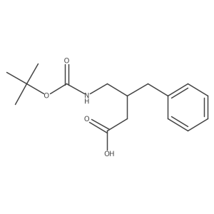 3-({[(Tert-butoxy)carbonyl]amino}methyl)-4-phenylbutanoic acid结构式