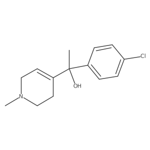 1-(4-Chloro-phenyl)-1-(1-methyl-1,2,3,6-tetrahydro-pyridin-4-yl)-ethanol Structure