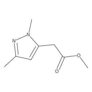 methyl 2-(1,3-dimethyl-1H-pyrazol-5-yl)acetate Structure