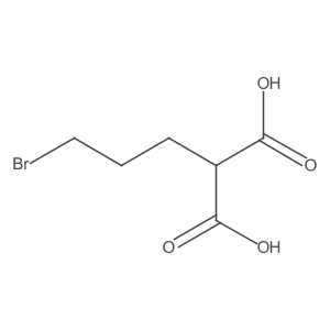 2-(3-Bromopropyl)propanedioic acid结构式