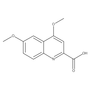 4,6-Dimethoxyquinoline-2-carboxylic acid结构式