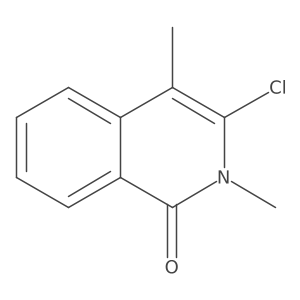 3-Chloro-2,4-dimethylisoquinolin-1(2H)-one结构式