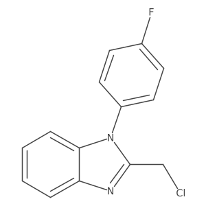 2-(Chloromethyl)-1-(4-fluorophenyl)-1H-benzimidazole Structure