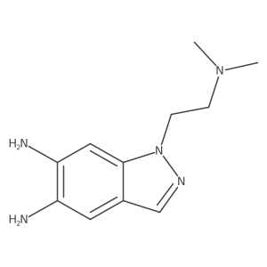 1h-Indazole-5,6-diamine,1-[2-(dimethylamino)ethyl]-结构式