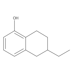 6-Ethyl-5,6,7,8-tetrahydronaphthalen-1-ol结构式