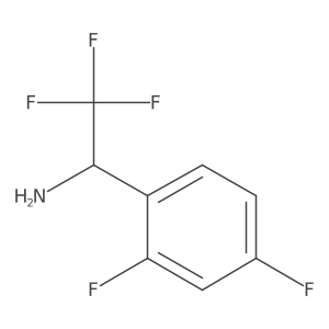 (S)-1-(2,4-difluorophenyl)-2,2,2-trifluoroethan-1-amine Structure
