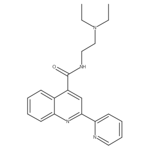 N-[2-(diethylamino)ethyl]-2-(pyridin-2-yl)quinoline-4-carboxamide Structure