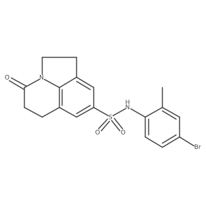 N-(4-bromo-2-methylphenyl)-11-oxo-1-azatricyclo[6.3.1.0^{4,12}]dodeca-4(12),5,7-triene-6-sulfonamide Structure