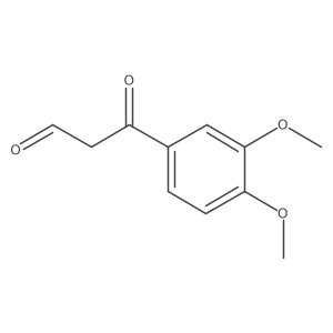 3-(3,4-Dimethoxyphenyl)-3-oxopropanal Structure