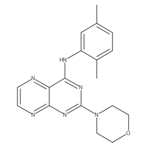 N-(2,5-dimethylphenyl)-2-(morpholin-4-yl)pteridin-4-amine Structure