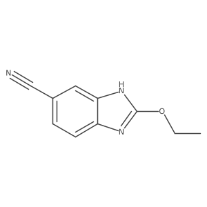 2-ethoxy-1H-benzimidazole-6-carbonitrile Structure