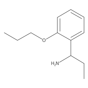 1-(2-Propoxyphenyl)propan-1-amine结构式