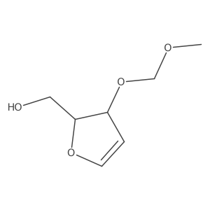 1,4-Anhydro-2-deoxy-3-O-(methoxymethyl)-D-erythro-pent-1-enitol结构式