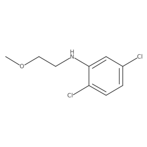 2,5-dichloro-N-(2-methoxyethyl)aniline Structure