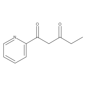 1-(Pyridin-2-YL)pentane-1,3-dione结构式