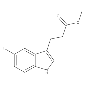 3-(5-fluoro-1H-indol-3-yl)-propionic acid methyl ester Structure