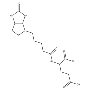 Biotin-L-glutamic acid结构式
