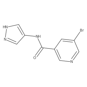 5-Bromo-N-(1h-pyrazol-4-yl)nicotinamide Structure