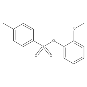2-(Methylsulfanyl)phenyl 4-methylbenzene-1-sulfonate结构式
