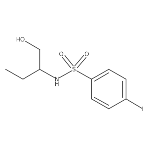(1-Ethyl-2-hydroxyethyl)[(4-iodophenyl)sulfonyl]amine Structure