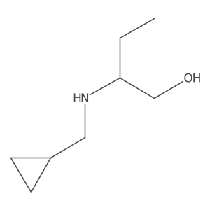 2-[(Cyclopropylmethyl)amino]butan-1-ol结构式