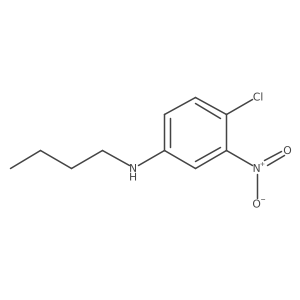 N-butyl-4-chloro-3-nitroaniline结构式