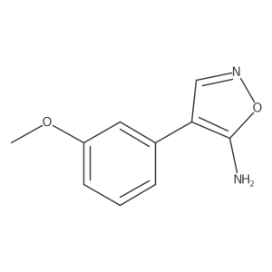 4-(3-Methoxyphenyl)isoxazol-5-amine Structure