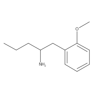 1-(2-Methoxyphenyl)pentan-2-amine结构式