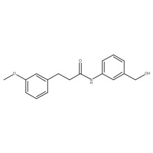 N-[3-(hydroxymethyl)phenyl]-3-(3-methoxyphenyl)propanamide Structure