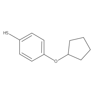 4-(Cyclopentyloxy)benzenethiol Structure