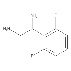 (1R)-1-(2,6-Difluorophenyl)ethane-1,2-diamine结构式