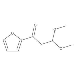 1-(Furan-2-yl)-3,3-dimethoxypropan-1-one Structure