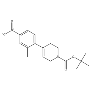 tert-butyl 4-(2-methyl-4-nitrophenyl)-5,6-dihydropyridine-1(2H)-carboxylate Structure
