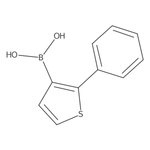 (2-Phenylthiophen-3-yl)boronic acid结构式