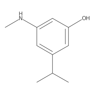3-Isopropyl-5-(methylamino)phenol Structure