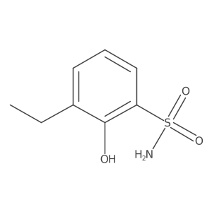 3-Ethyl-2-hydroxybenzenesulfonamide结构式
