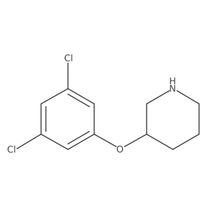 3-(3,5-Dichlorophenoxy)piperidine Structure