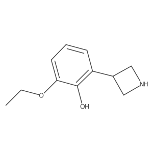2-(Azetidin-3-yl)-6-ethoxyphenol结构式