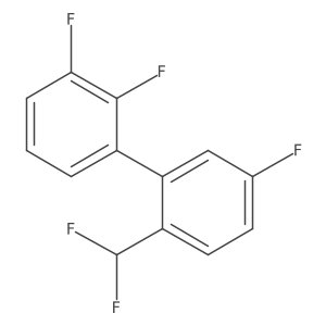 1-(Difluoromethyl)-2-(2,3-difluorophenyl)-4-fluorobenzene Structure